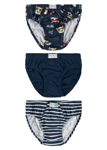 Kit com 3 Cuecas Infantil Slip Malwee 1000090623
