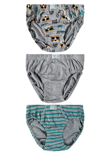 Kit com 3 Cuecas Infantil Slip Malwee 1000090623