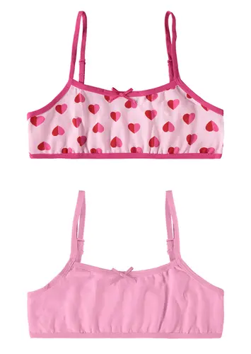 Kit com 2 Tops sem Aro e sem Bojo Infantil Malwee 1000090619