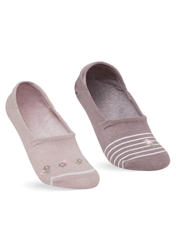 Kit 2 Pares de Meias Sapatilha Invisível Selene 7380-001