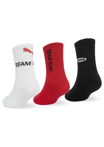 Kit 3 Pares de Meias Infantil Cano Longo Puma 2720-001