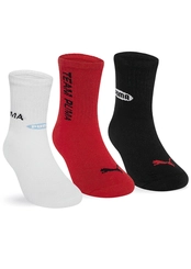 Kit 3 Pares de Meias Infantil Cano Longo Puma 2720-001