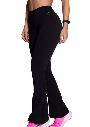 Calça Feminina Balance Collection - Cintura Alta Flare Sage