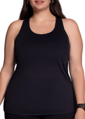 Camiseta Regata Feminina Selene 24945-001 Plus Size