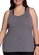 Camiseta Regata Feminina Selene 24945-001 Plus Size