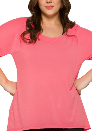 Camiseta fitness feminina plus size on sale
