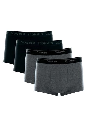 Kit com 4 Cuecas Boxer Calvin Klein C11.07