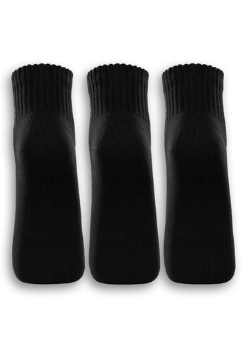 Kit 3 Pares de Meias Esportiva Cano Médio Lupo 3223-089