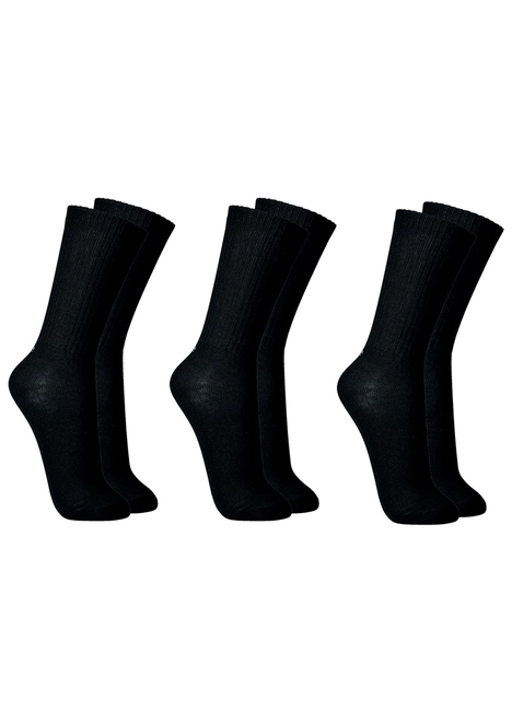 Kit 3 Pares de Meias Esportiva Cano Longo Lupo 3292-089
