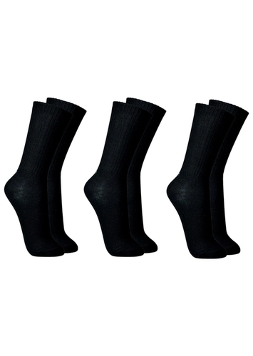 Kit 3 Pares de Meias Esportiva Cano Longo Lupo 3292-089 loading=