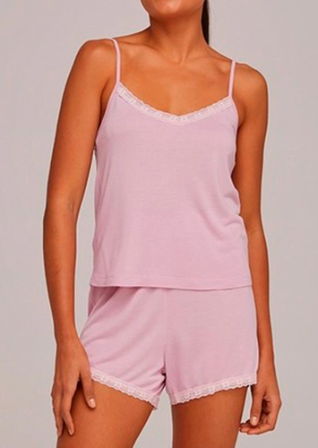 Pijama Feminino Curto Hering 7cnp