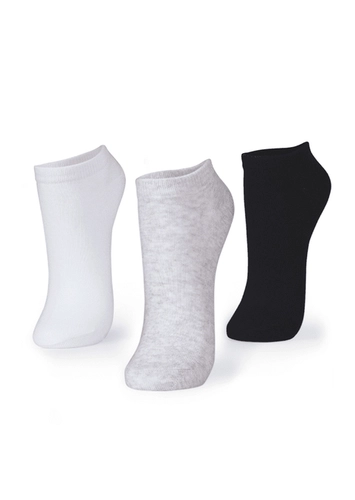 Kit 3 Pares de Meias Cano Curto Puket 8548