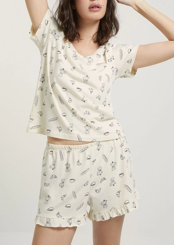 Pijama Feminino Curto Hering 7byp