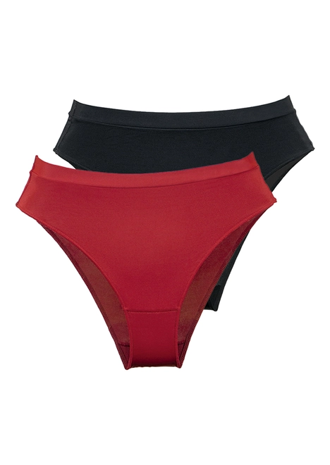 Kit com 2 Calcinhas Demillus 26826 Colorido