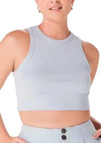Blusa Feminina Regata Cropped Hering 4aj0