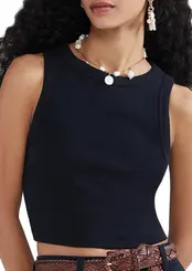 Blusa Feminina Regata Cropped Hering 4aj0