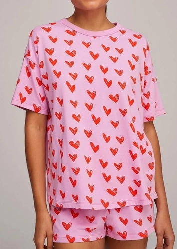 Pijama Feminino Curto Hering 7cmv