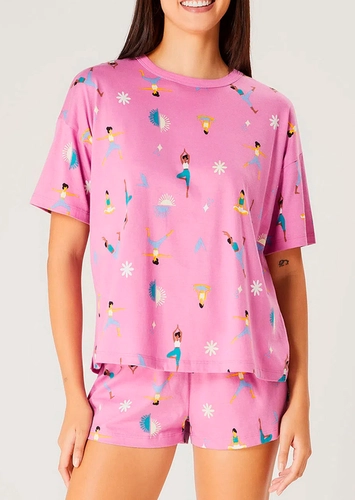 Pijama Feminino Curto Hering 7cmv