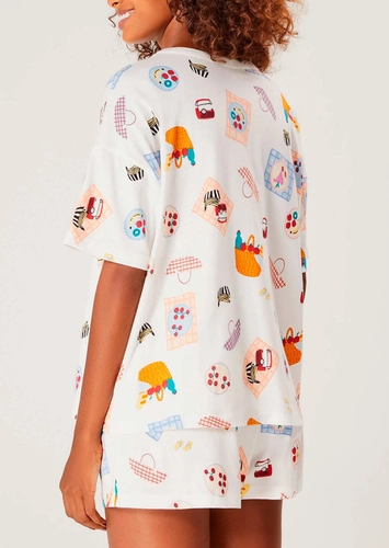 Pijama Feminino Curto Hering 7cmv