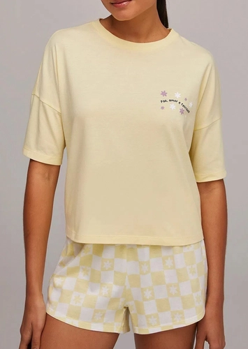 Pijama Feminino Curto Hering 7cre