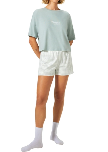 Pijama Feminino Curto Hering 7cre