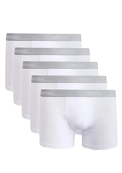 Kit com 5 Cuecas Boxer Hering 77qu