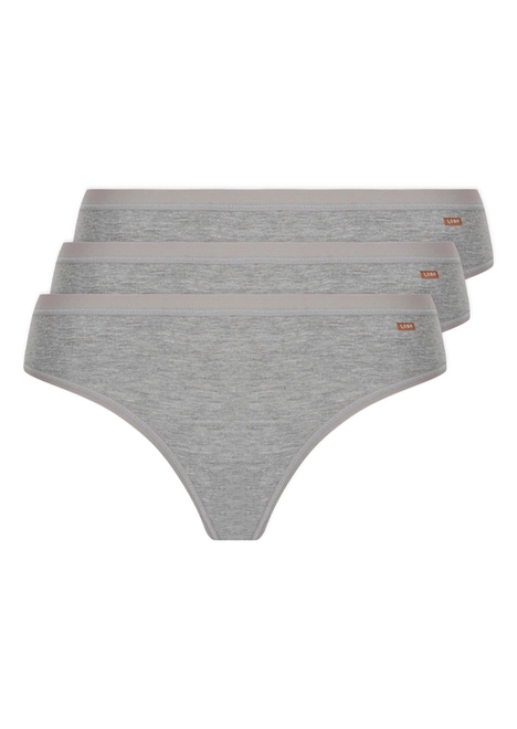 Kit com 3 Calcinhas Biquíni Loba 40353-001 Plus Size