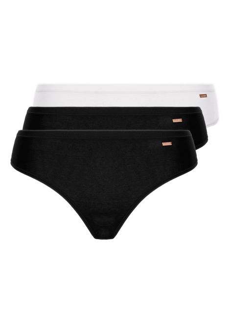Kit com 3 Calcinhas Biquíni Loba 40353-001 Plus Size