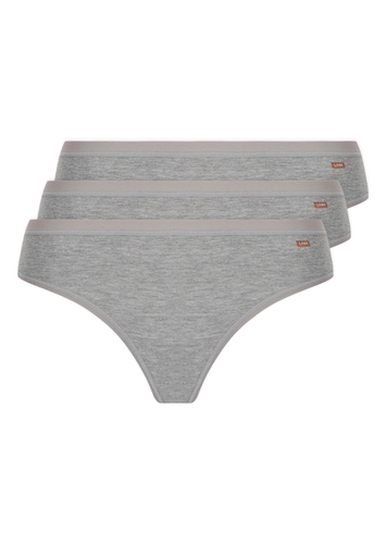Kit com 3 Calcinhas Biquíni Loba 40353-001 Plus Size
