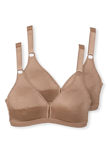 Kit com 2 Sutiãs sem Aro e sem Bojo Demillus 61196/61096 Taça B