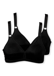 Kit com 2 Sutiãs sem Aro e sem Bojo Demillus 61196/61096 Taça B