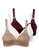 Kit com 3 Sutiãs sem Aro e sem Bojo Demillus 61196/61096 Taça B