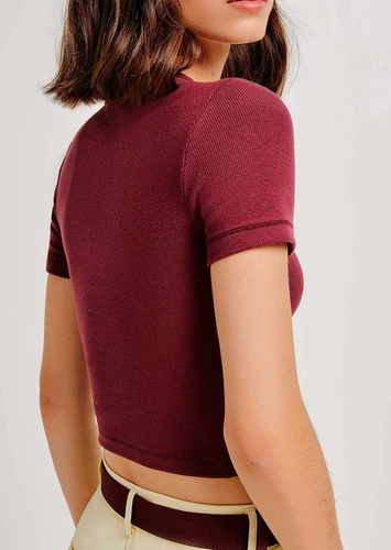 Blusa Feminina Cropped Hering 4f8l
