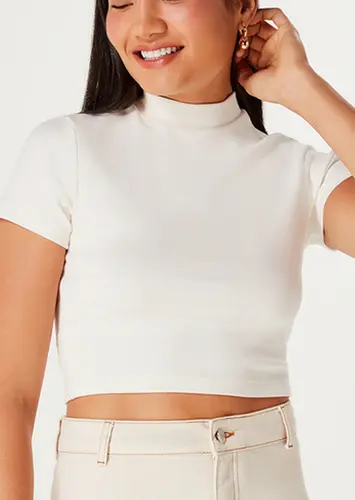 Blusa Feminina Cropped Hering 4fq7