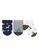 Kit 3 Pares de Meias Bebê Cano Curto Selene 1150-002