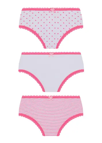 Kit com 3 Calcinhas Lobinha 18102-089 Infantil