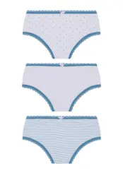 Kit com 3 Calcinhas Lobinha 18102-089 Infantil