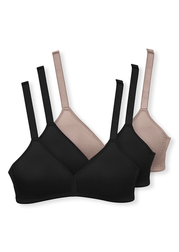 Kit com 3 Sutiãs sem Aro e sem Bojo Moderato Demillus 61100
