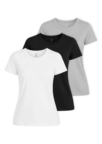 Kit com 3 Camisetas Feminina Hering 4fv4