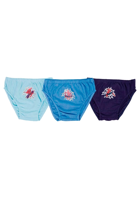 Kit com 3 Cuecas Infantil Slip Homem Aranha 02.27.0003