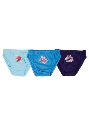 Kit com 3 Cuecas Infantil Slip Homem Aranha 02.27.0003