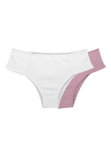 Kit com 2 Calcinhas Alta Love Secret 819302