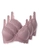 Kit com 3 Sutiãs com Aro e Bojo Iridien Demillus 65204 Taça B