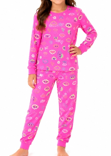 Pijama Infantil Menina Longo Malwee 1000103553 loading=