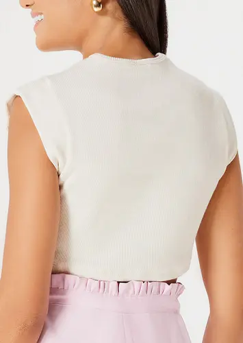 Blusa Feminina Cropped Hering 4h0w