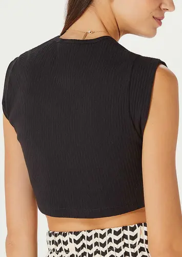 Blusa Feminina Cropped Hering 4h0w