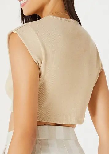 Blusa Feminina Cropped Hering 4h0w