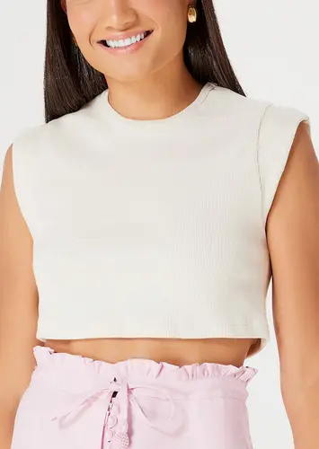 Blusa Feminina Cropped Hering 4h0w