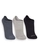 Kit 3 Pares de Meias Esportiva Invisível Lupo 3170-089