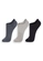 Kit 3 Pares de Meias Esportiva Invisível Lupo 3170-089
